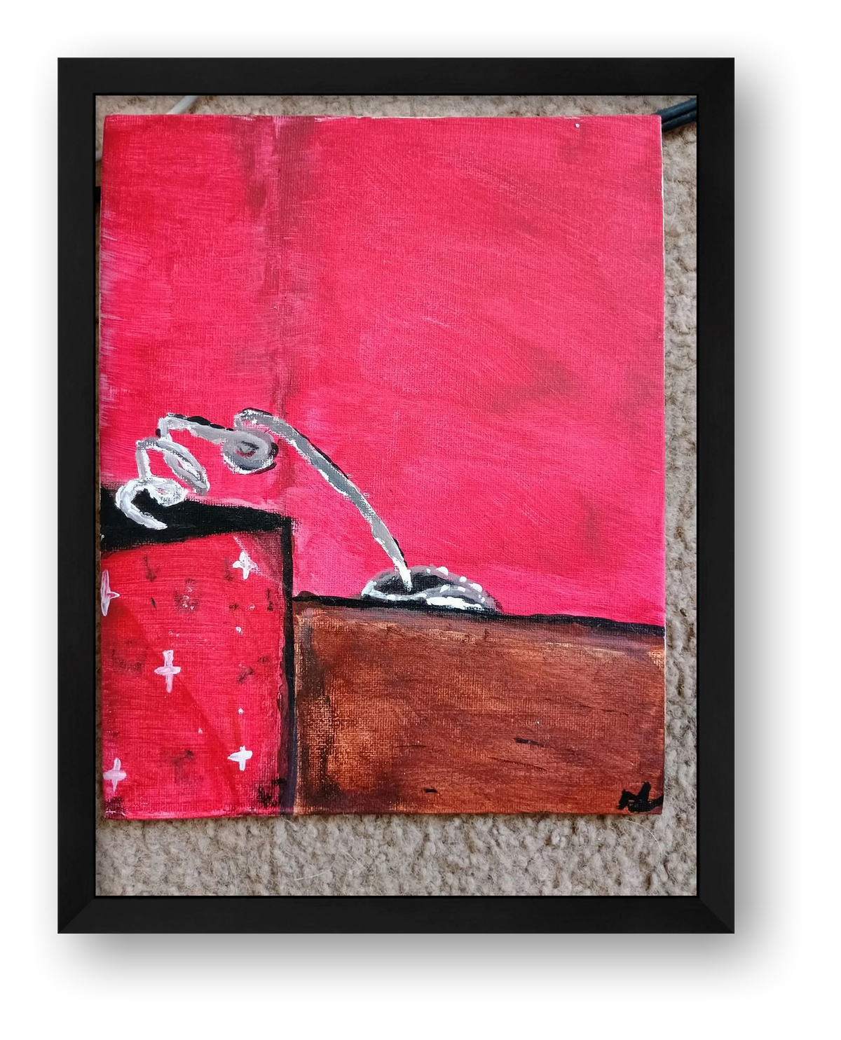 Follow into the dark  — framed