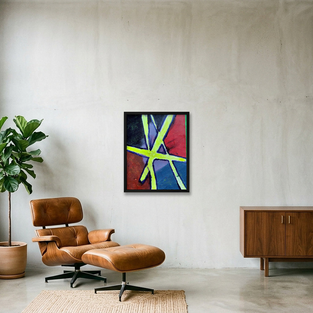 Ordinary crossing — 40×50cm, 16×20" Black Frame