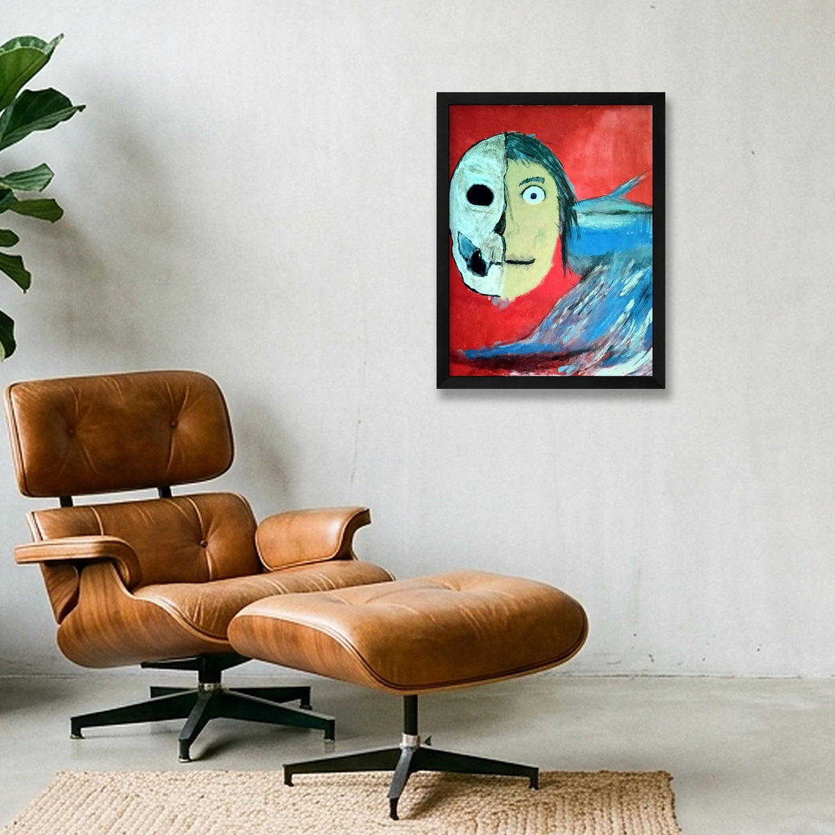 The dehumanization of humanity — 30×40cm, 12×16" Black Frame
