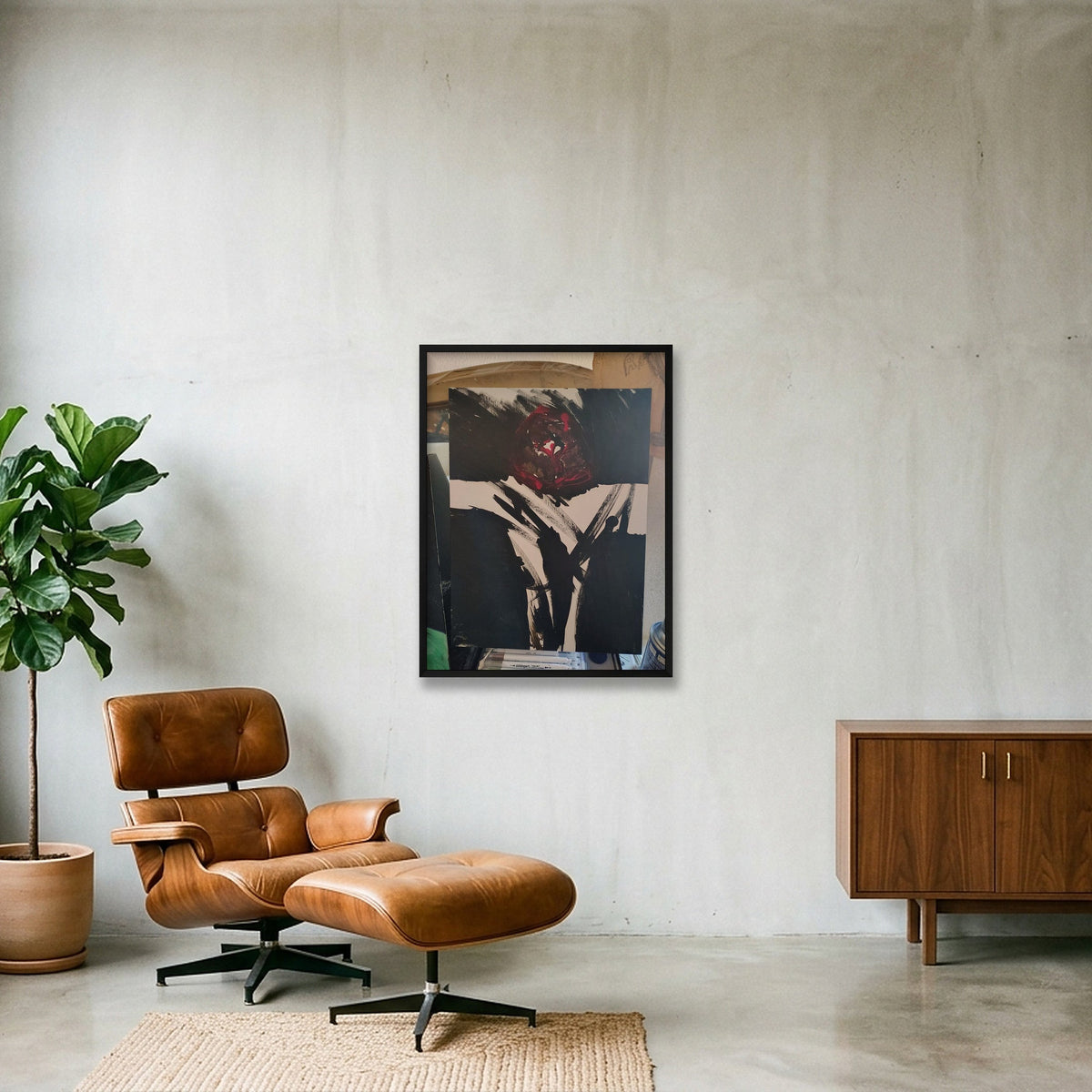 Messiah — 60×80cm, 24×31" Black Frame