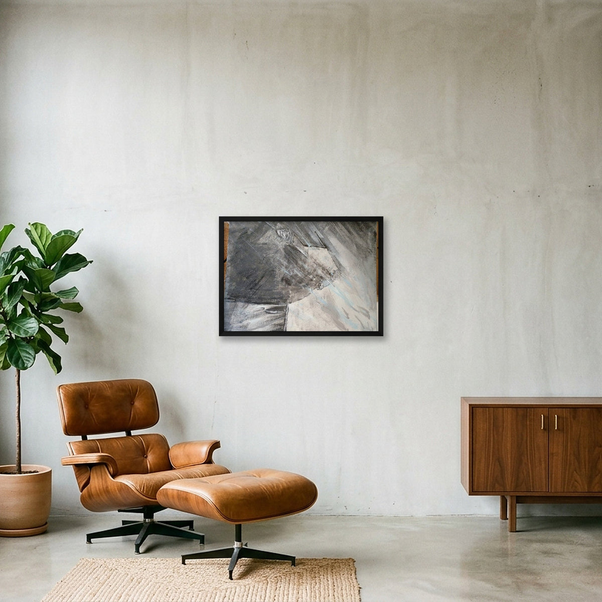 Untitled  — 59×42cm, 23×17" Black Frame