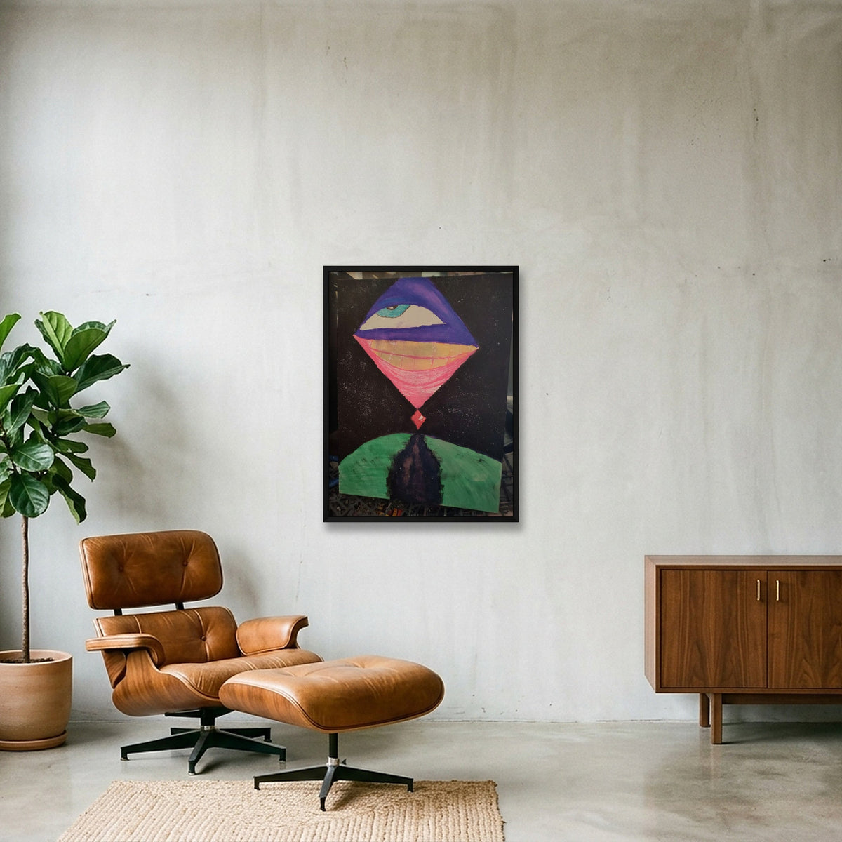 1000000278 — 60×80cm, 24×31" Black Frame
