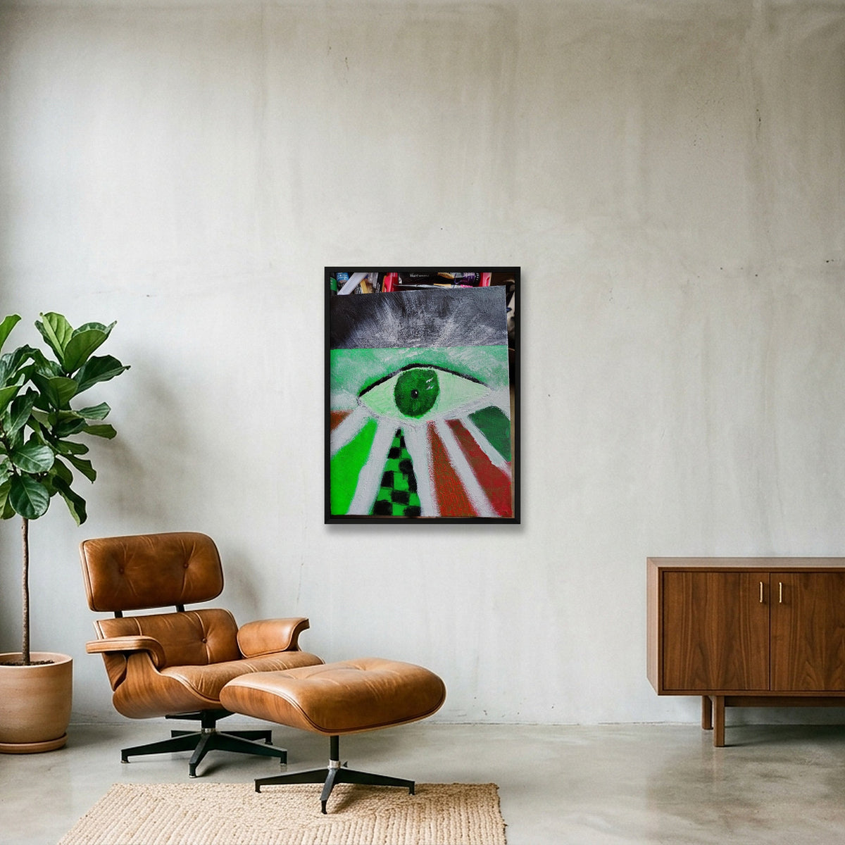 Eyedeology  — 60×80cm, 24×31" Black Frame