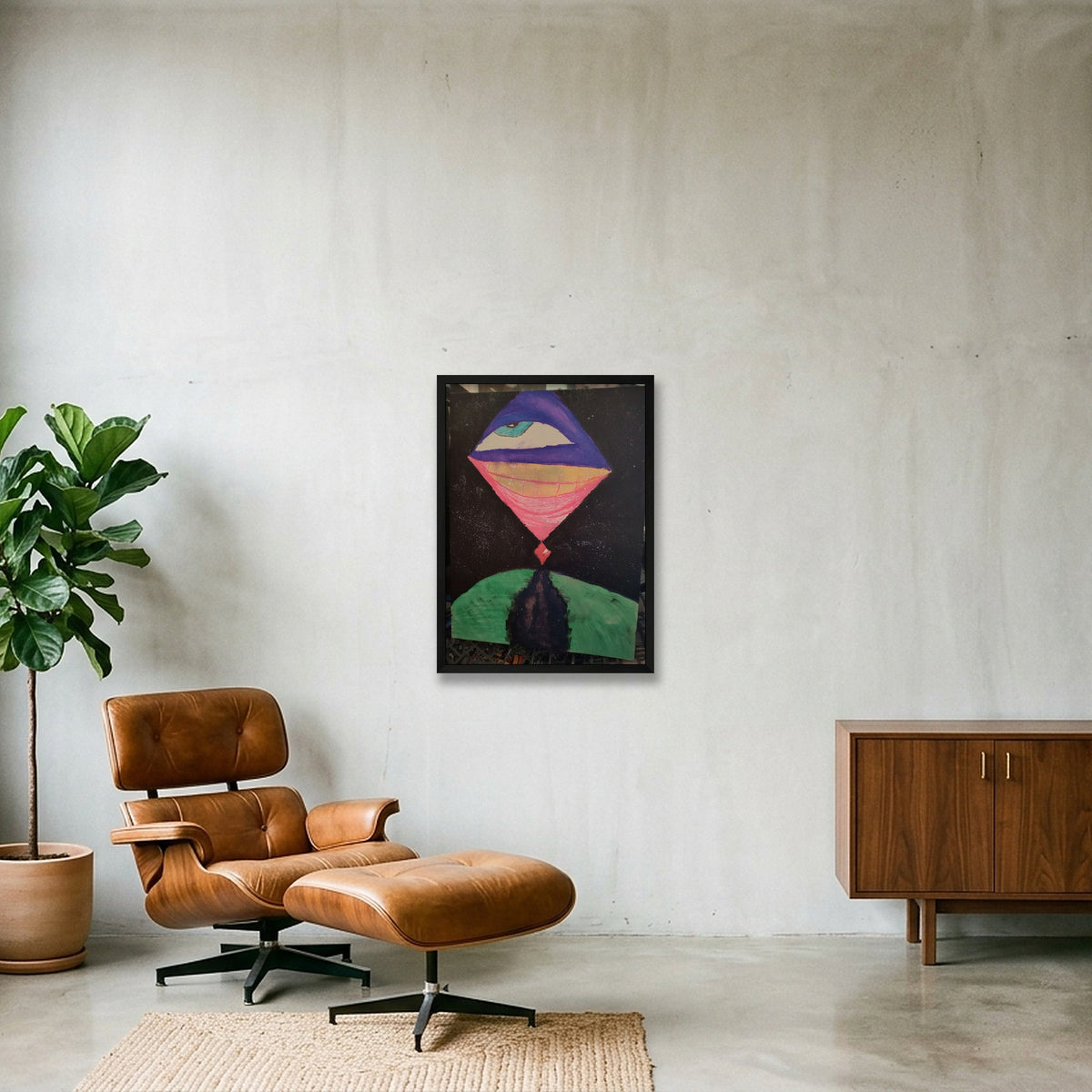 1000000278 — 42×59cm, 17×23" Black Frame