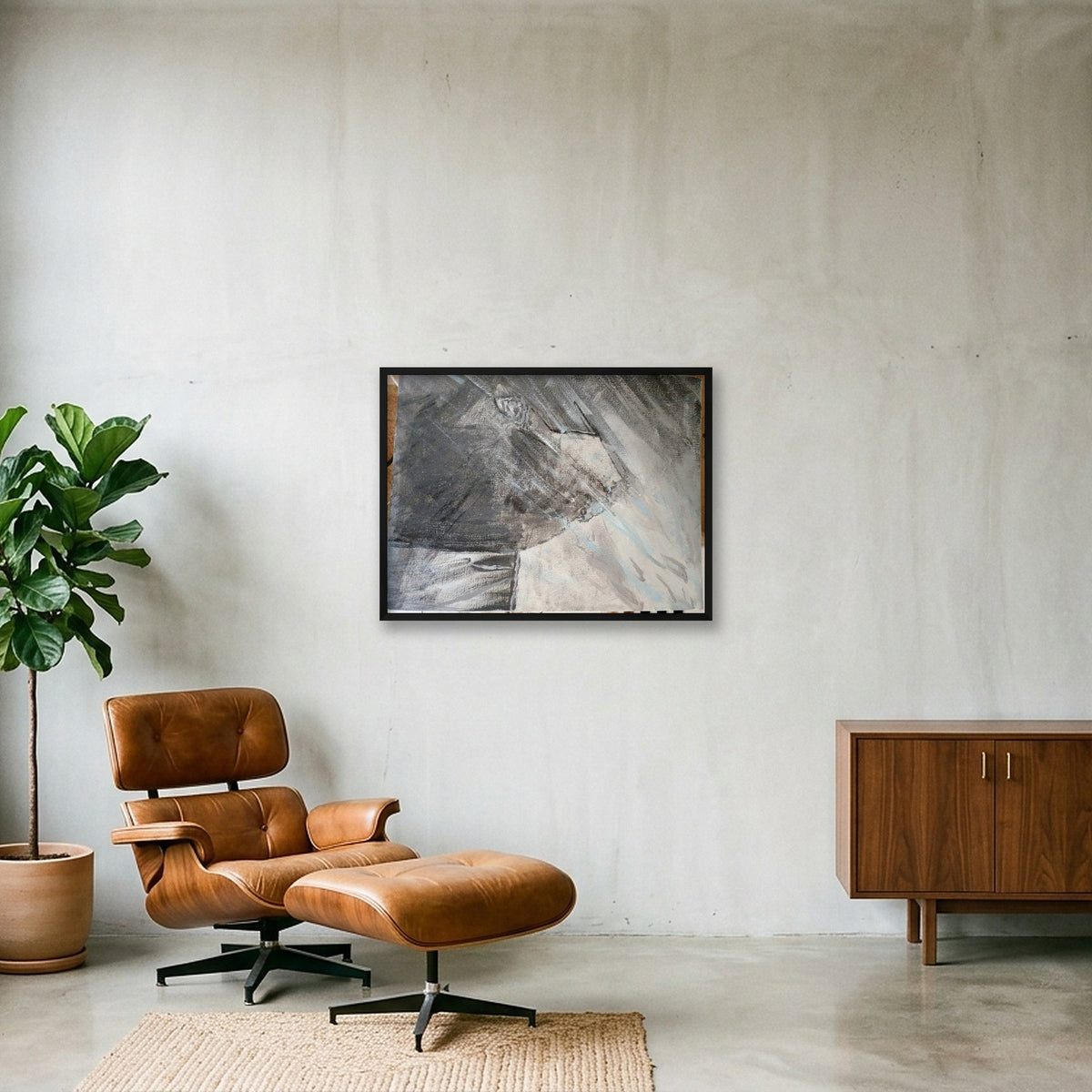 Untitled  — 80×60cm, 31×24" Black Frame