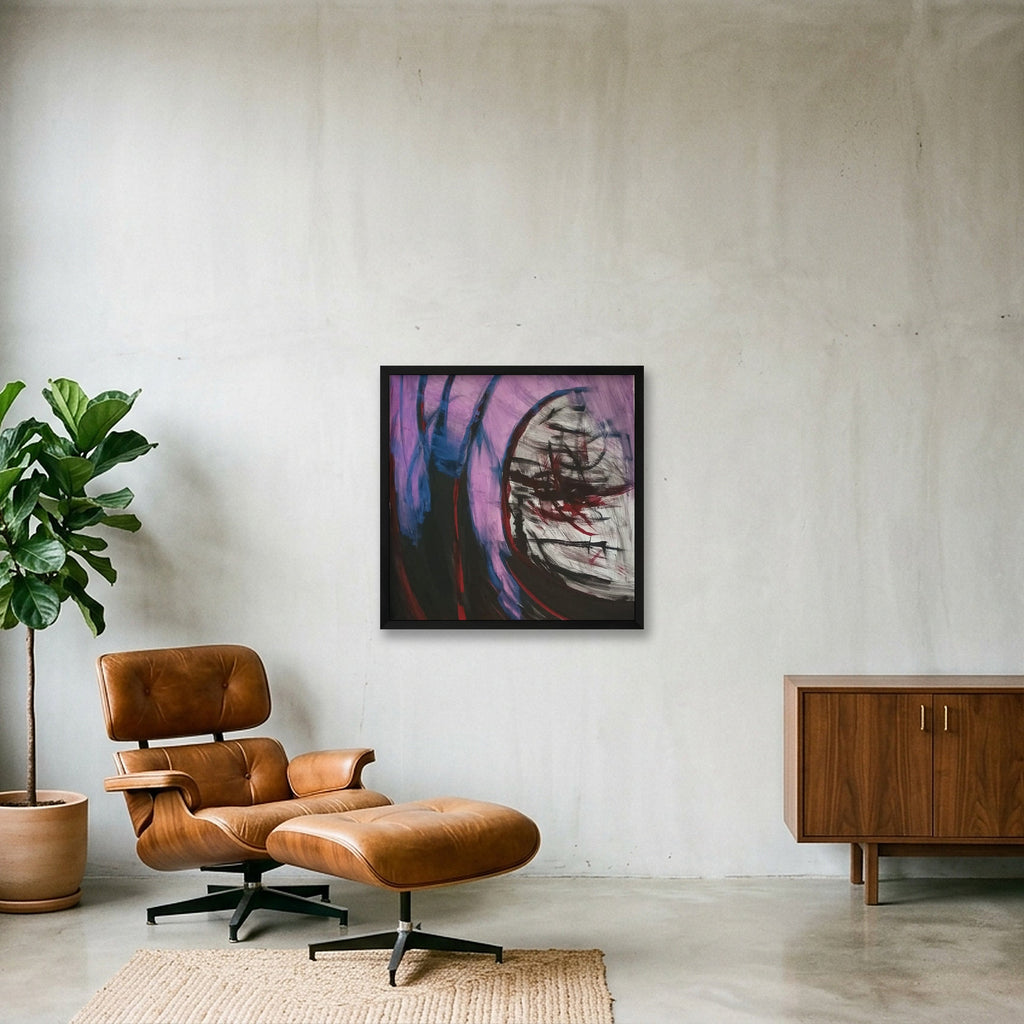 Chaos theorie — 50×50cm, 20×20" Black Frame