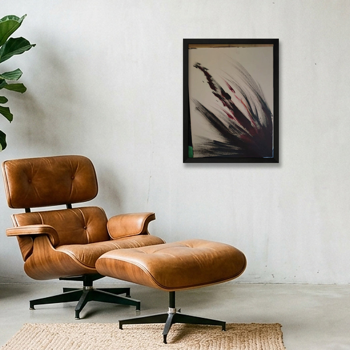 feral impact — 30×40cm, 12×16" Black Frame