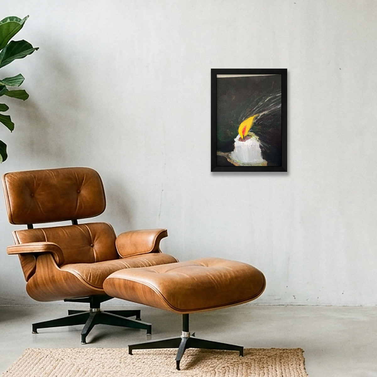 Calm v Bliss  — A4 (21×30cm, 8×12") Black Frame