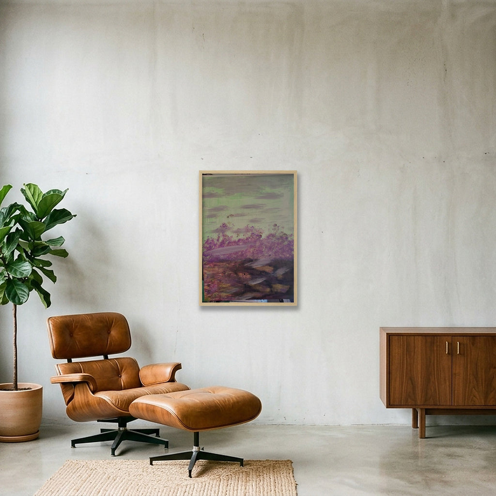 Lilac dream — 42×59cm, 17×23" Oak Frame