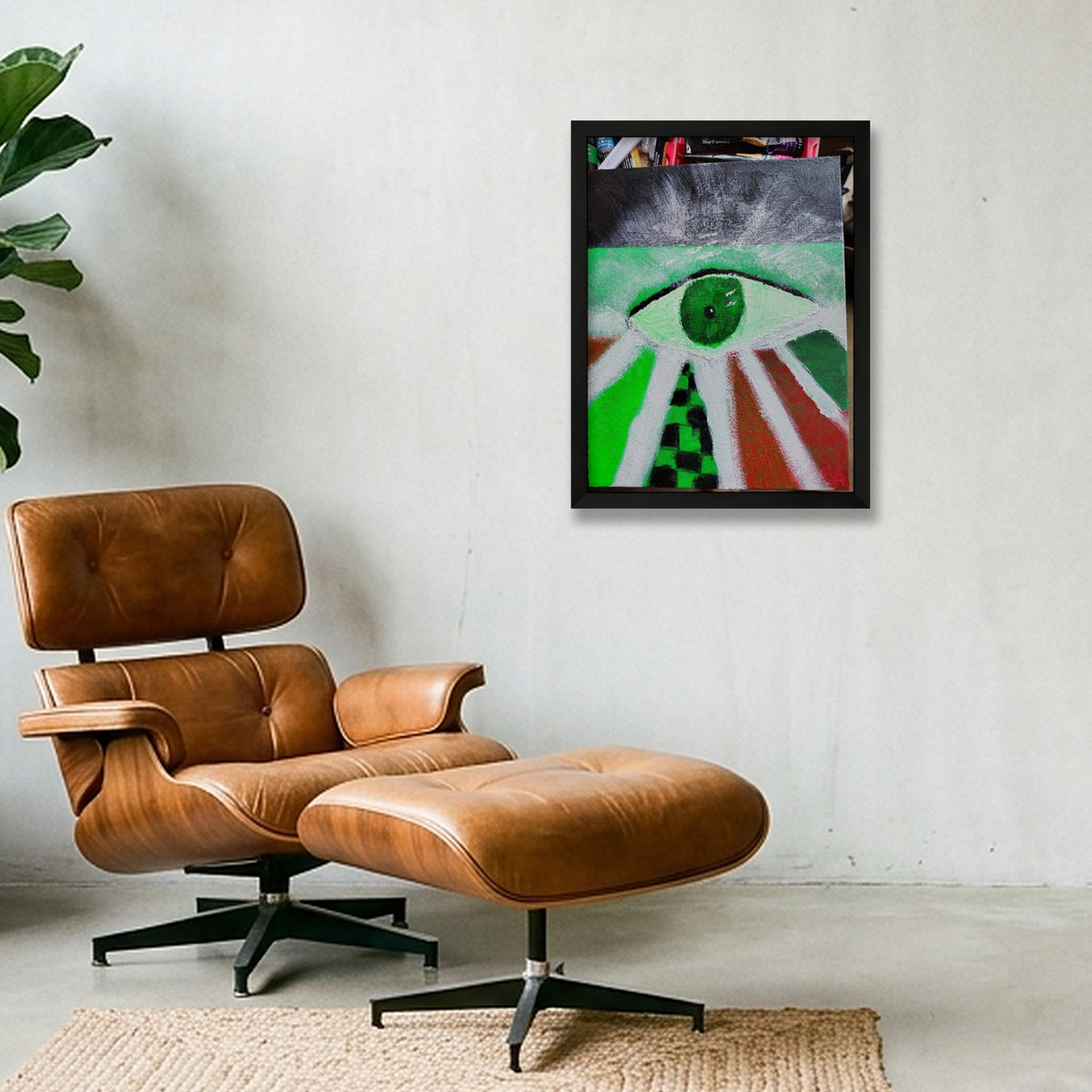 Eyedeology  — 30×40cm, 12×16" Black Frame