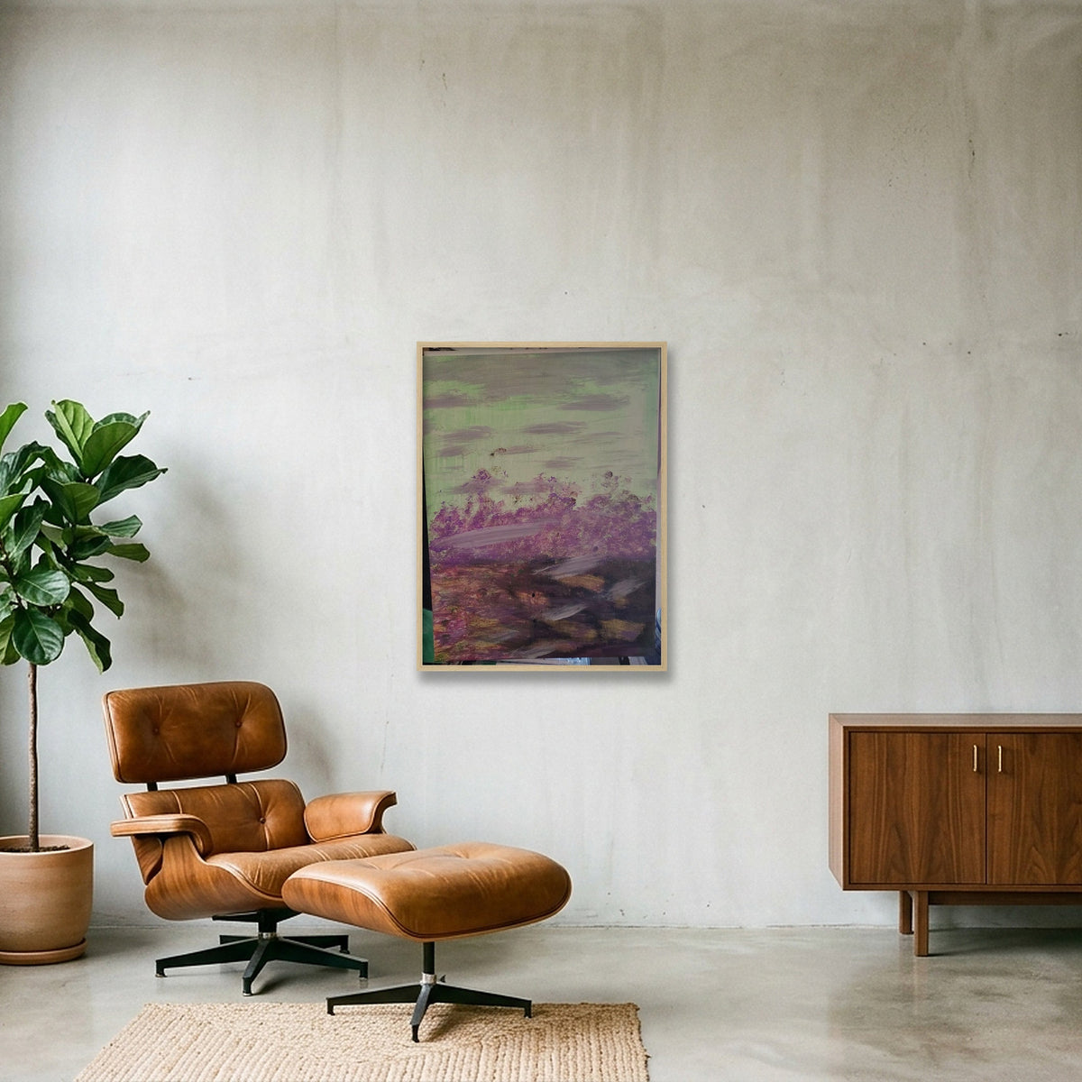 Lilac dream — 60×80cm, 24×31" Oak Frame