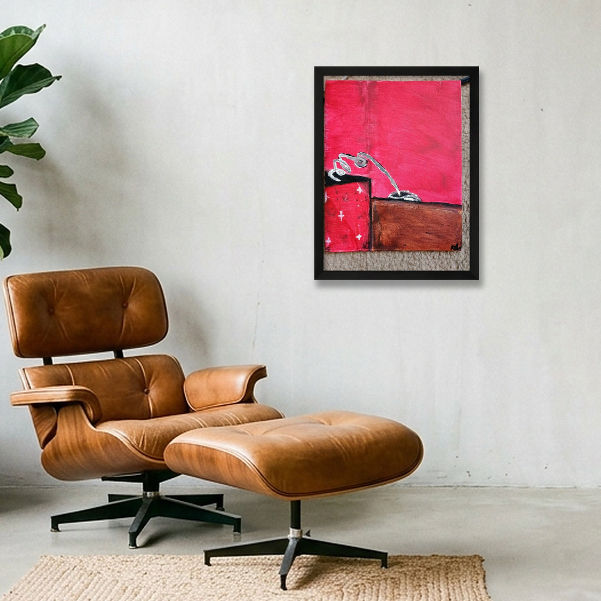 Follow into the dark  — 30×40cm, 12×16" Black Frame