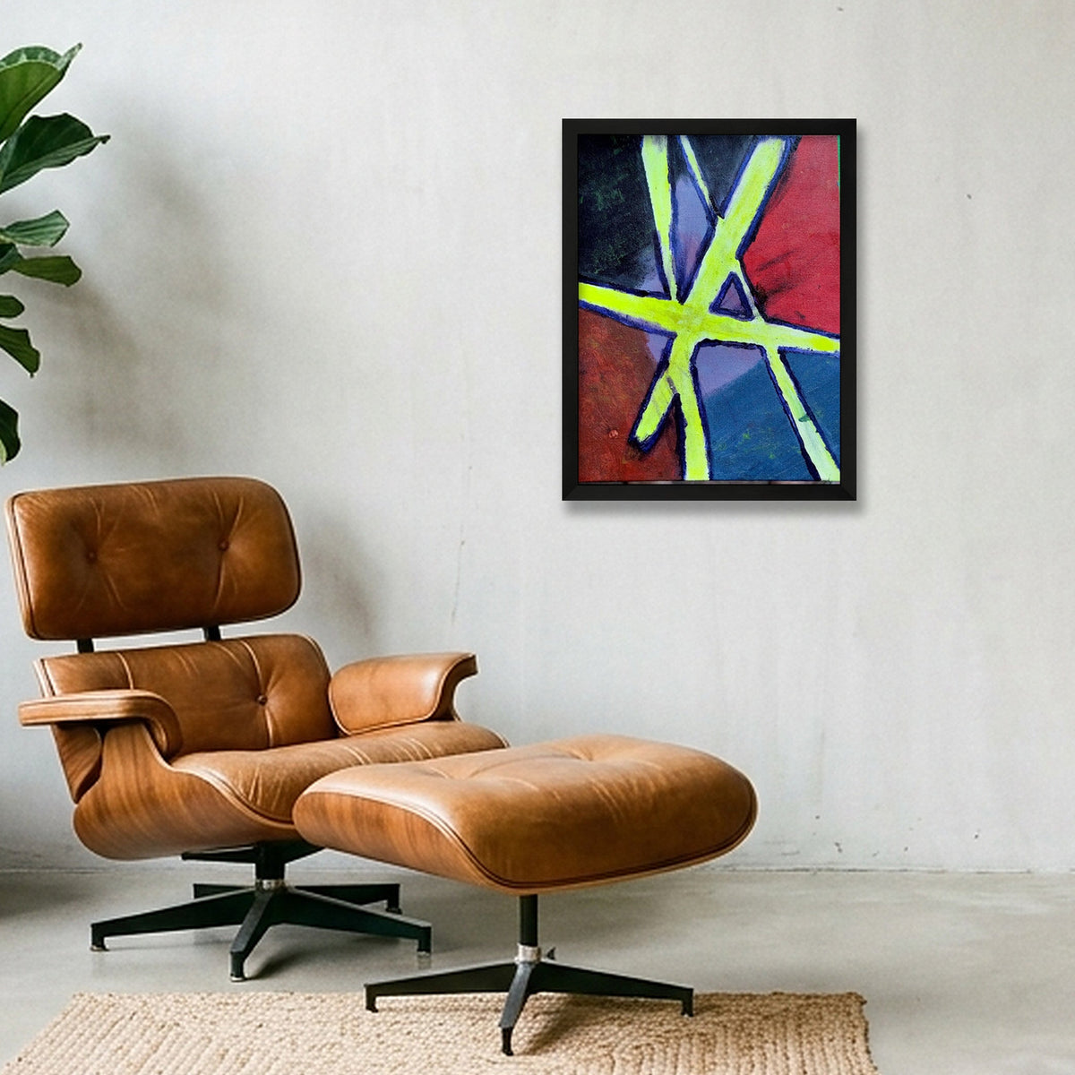 Ordinary crossing — 30×40cm, 12×16" Black Frame