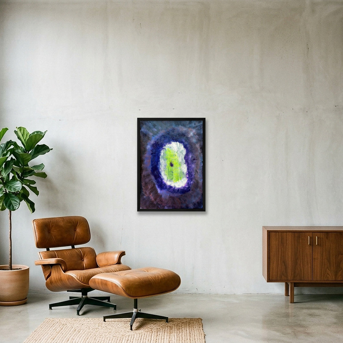 Open  — 42×59cm, 17×23" Black Frame