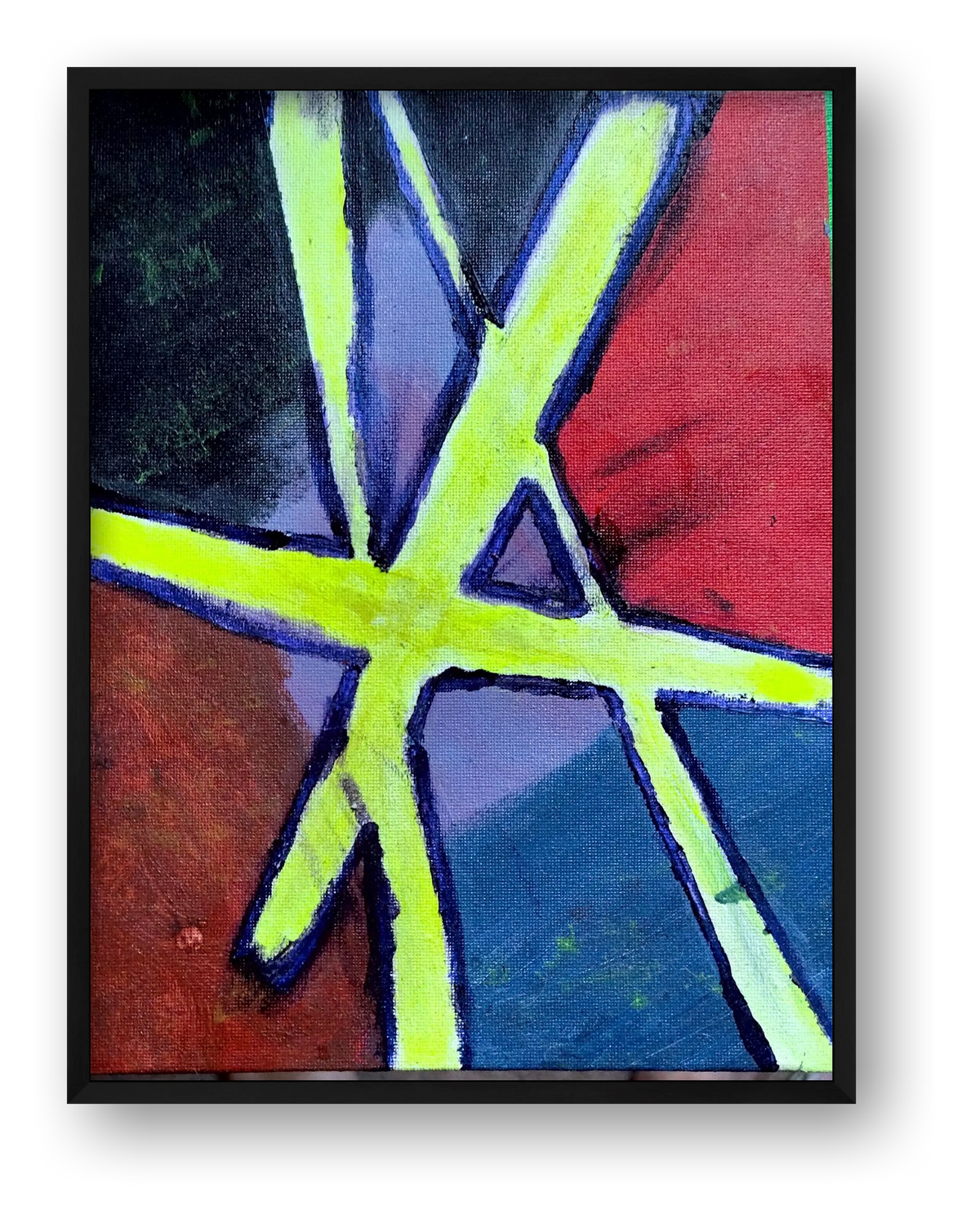 Ordinary crossing — framed